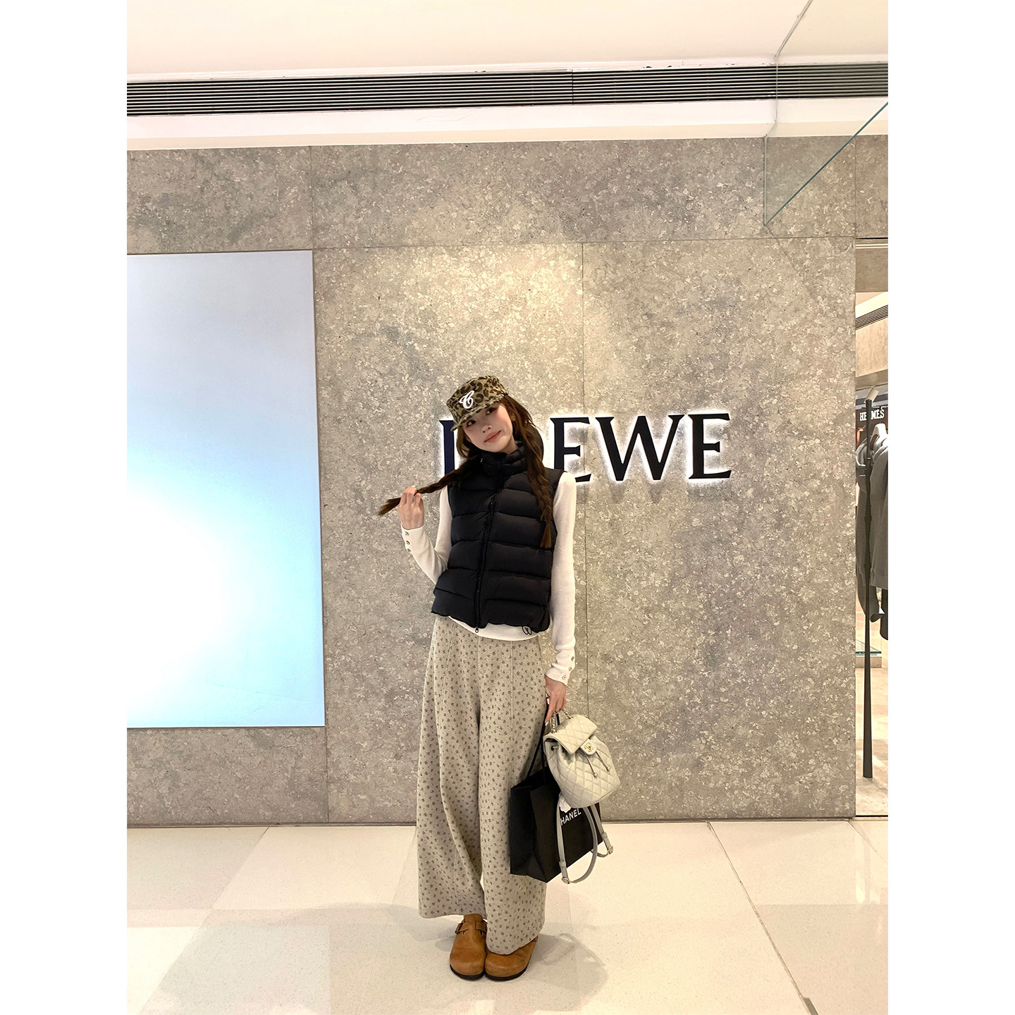 aaaaxbbb 潘提亚海 两色碎花直筒西装裤宽松阔腿显瘦长裤百搭女秋,淘宝优惠券,粉丝福利购,淘宝优惠卷