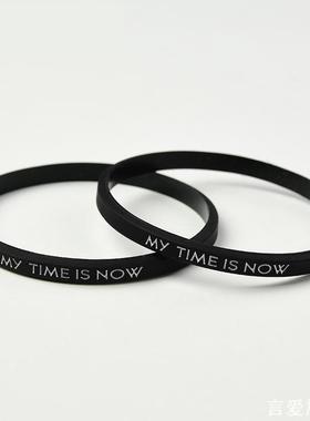 简约清新基础款捆结黑色发圈情绪