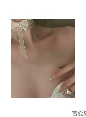 蝴脖子女仆锁骨链气质丝