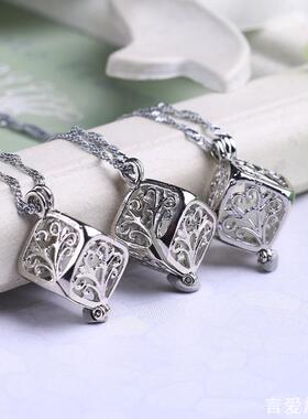 人气款新款生命之树银链双色项链