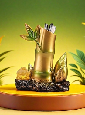 节节高升桌面摆件树脂祝福新中式