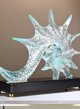 氛围感艺术创意网红手工艺品新中式电脑桌子ins风摆件高级感小众