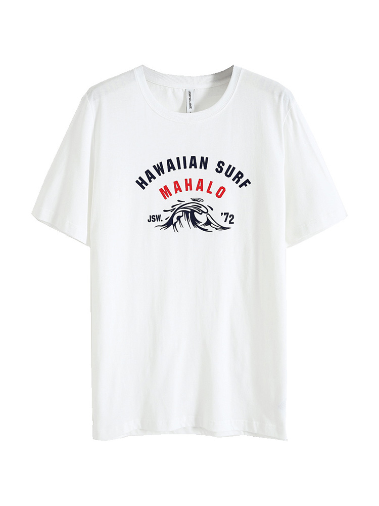 真维斯官方旗舰店真维斯短袖T恤男年夏季新款男士纯棉印花韩版潮流体恤打底衫3