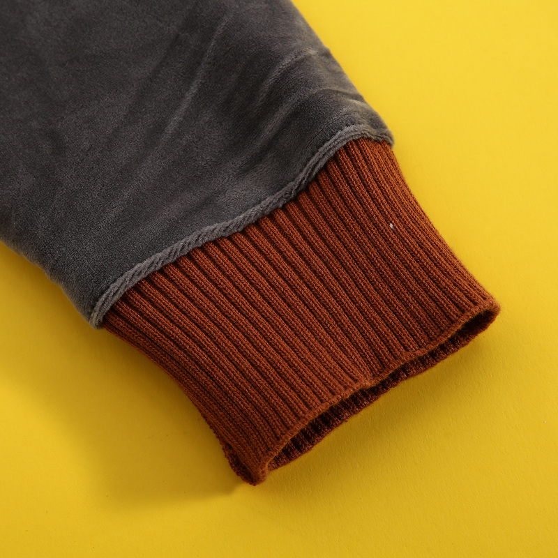 真维斯官方旗舰店真维斯毛衣男冬季新品修身圆领加绒加厚保暖内搭打底针织衫潮2