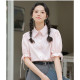 Fashion niche design puff sleeve short-sleeved shirt