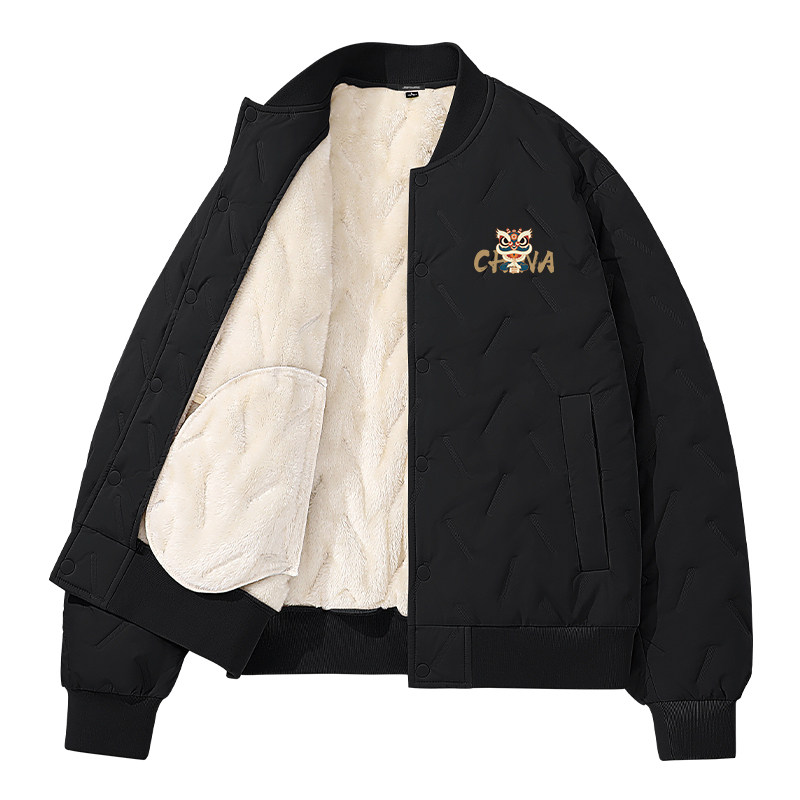 NN真维斯加绒棒球棉服男冬季加绒加厚百搭青少年防寒保暖上衣,淘宝优惠券,粉丝福利购,淘宝优惠卷