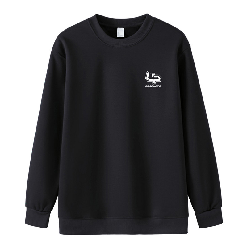 NXP真维斯男款2025年冬季加绒保暖圆领卫衣潮流印花休闲舒适上衣