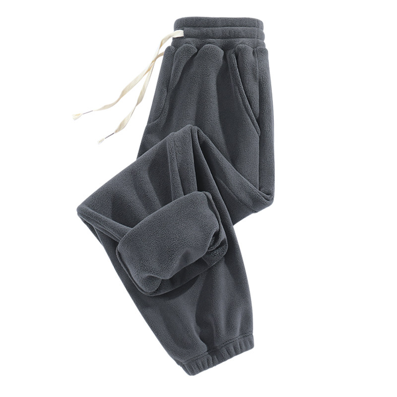 NN真维斯摇粒绒裤子男2024新款加绒保暖休闲长裤男士秋冬束脚卫裤,淘宝优惠券,粉丝福利购,淘宝优惠卷