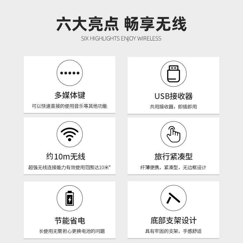 罗技MK220无线鼠标键盘套装键鼠电脑笔记本台式家用办公商务专用,淘宝优惠券,粉丝福利购,淘宝优惠卷