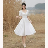 Белая элитная юбка для принцессы, сумка, вечернее платье, изысканный стиль