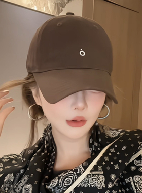 张婧仪同款棒球帽韩版软顶