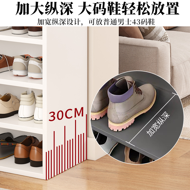 实木鞋柜家用门口新款简易鞋架子室内多层收纳神器入户门靠墙鞋架