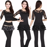 Летний кружевной комплект, костюм для взрослых для танцевального шоу, штаны