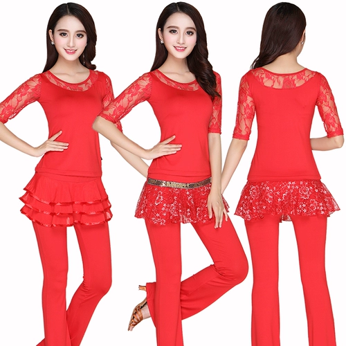 Летний кружевной комплект, костюм для взрослых для танцевального шоу, штаны