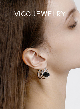 【昼夜系列】VIGG项链耳钉开口戒指手镯项圈女小众高级设计感饰品