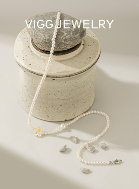 VIGG白雏项链女锁骨链