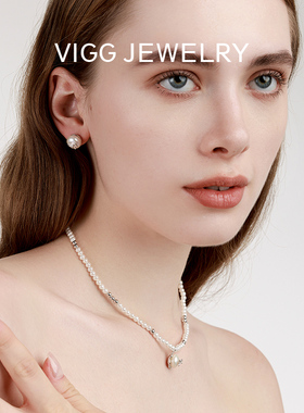 珍珠蝴蝶结vigg珍珠女