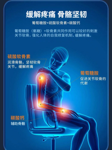 德国圣伯德中老年进口氨糖软骨素胶囊养护关节软骨 - 图1