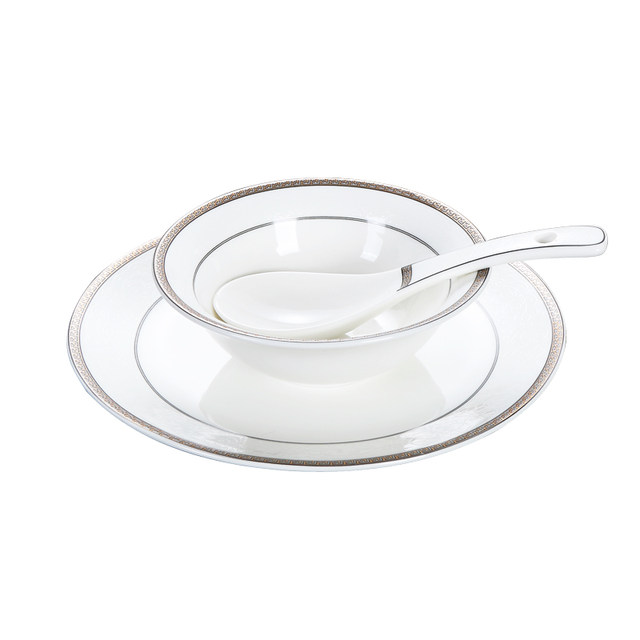 Ceramic hotel tableware set