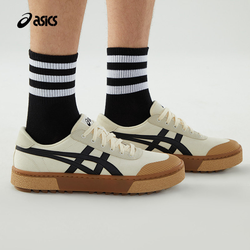 【百亿补贴】ASICSTIGER情侣板鞋COURT TRAIL透气低帮运动休闲鞋,淘宝优惠券,粉丝福利购,淘宝优惠卷