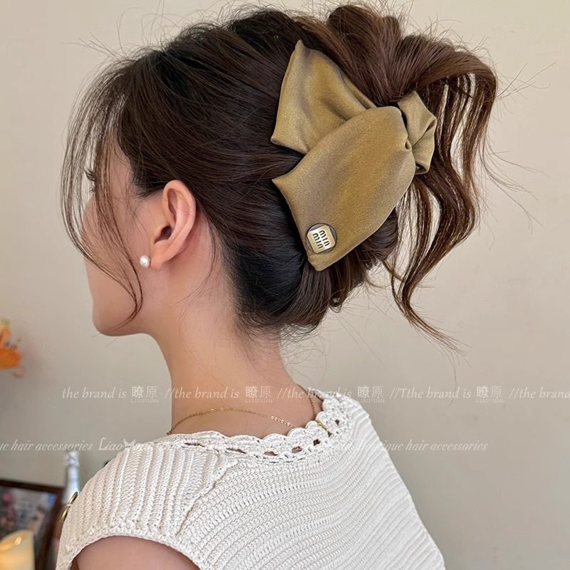 复古气质抓夹女2025新款发量多发夹后脑勺感简约鲨鱼夹子头饰,淘宝优惠券,粉丝福利购,淘宝优惠卷