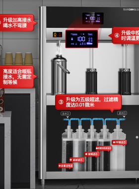 三鼎商用直饮水机工厂车