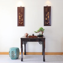 Day Moon Hall Old Red Wood Acid Branch Old Tea Table Square Table Square Table Mahjong Table Medieval Antique Ancient Play Old Furniture Old Objects
