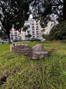 清代金山石龙龟 老石雕瑞兽摆件 古石龟 庭院会所陈设 古玩民俗