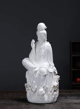 无白瓷祝福保平安古典客厅会所