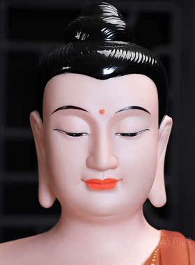 供奉风水陶瓷摆件阿弥陀佛像