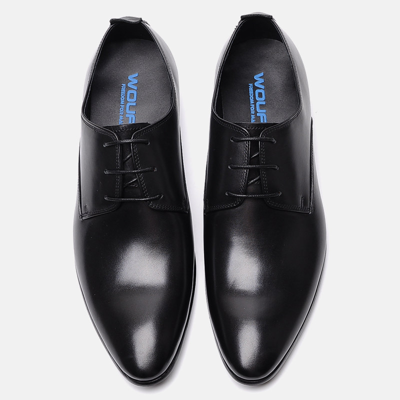 头层牛皮尖头皮鞋 男士真皮英伦皮鞋 欧美简约商务正装单鞋子婚鞋,淘宝优惠券,粉丝福利购,淘宝优惠卷