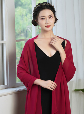 美丽新娘春夏秋丝巾女雪纺