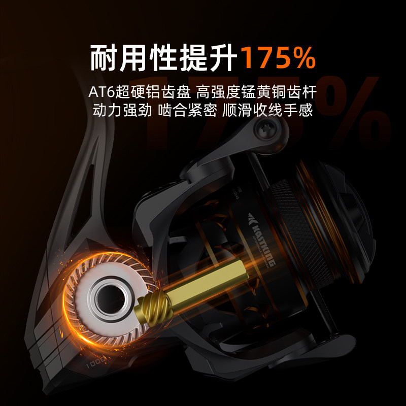 卡斯丁云隼微物纺车轮路亚 kastking kastking鱼线轮