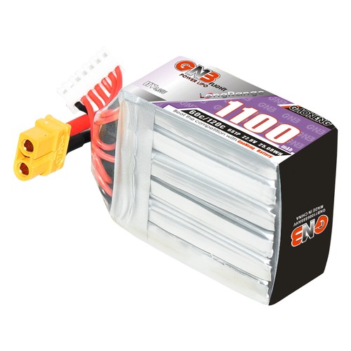 GNB高能 1100mAh 6S 22.8V 60C HV遥控模型聚合物锂电池 4寸机型 - 图3
