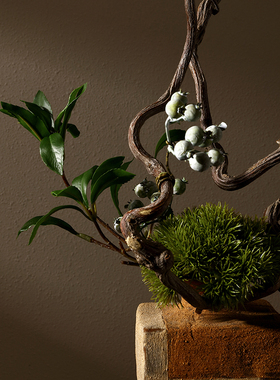 冯哲元茶室日式侘寂陶瓷花瓶