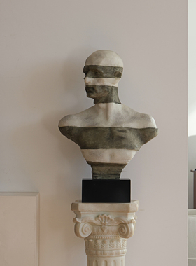 形上法式中古风落地底座摆件