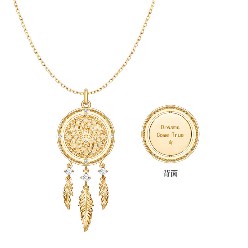 hefang何方珠宝许愿币女小众锁骨链 HEFANG Jewelry项链