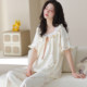 Yalu pure cotton pajamas women's summer 2026 new short-sleeved cropped pants can be worn outside Princess style house clothes set