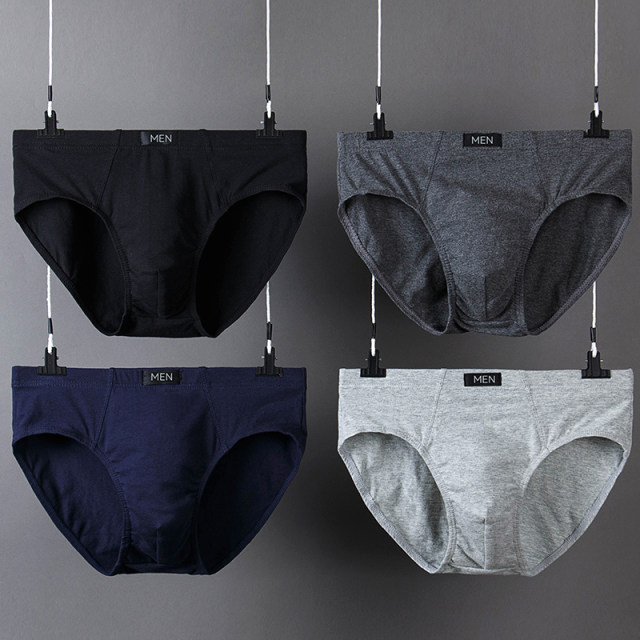 Yalu Men's underwear ຜູ້ຊາຍສາມຫລ່ຽມຝ້າຍບໍລິສຸດຕ້ານເຊື້ອແບັກທີເຣັຍ breathable underwear ເດັກຊາຍສັ້ນໄວລຸ້ນ underpants ຜູ້ຊາຍ