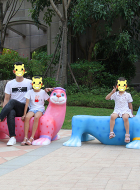 仿真海洋动物户外雕塑园林景观