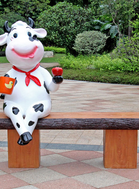 小象斑马商场幼儿园美陈装饰品