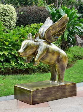 雕塑仿真景观别墅动物美陈艺术品