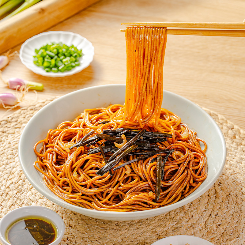 良工坊上海风味开洋葱油拌面6袋早餐速食正宗葱油拌面夜宵速食面,淘宝优惠券,粉丝福利购,淘宝优惠卷