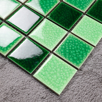 Ceramic Mosaic Kitchen Brick pool Swimming pool Brick green Makeup Room Bathroom Wall Brick Balcony Small Square Brick