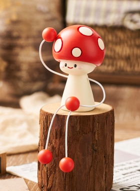 蘑菇精灵来了创意可爱墙面装饰品