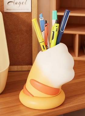 可爱卡通动物造型笔筒收纳摆件