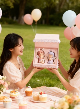 甜美可爱天使桌面摆件儿童房