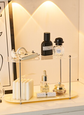 入户门口玄关化妆品收纳架置物架