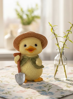 可爱小鸭子毛绒手工钥匙扣摆件