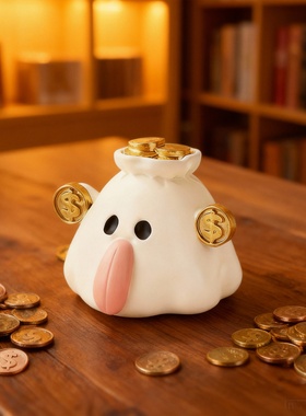 可爱卡通陶瓷存钱罐桌面摆件